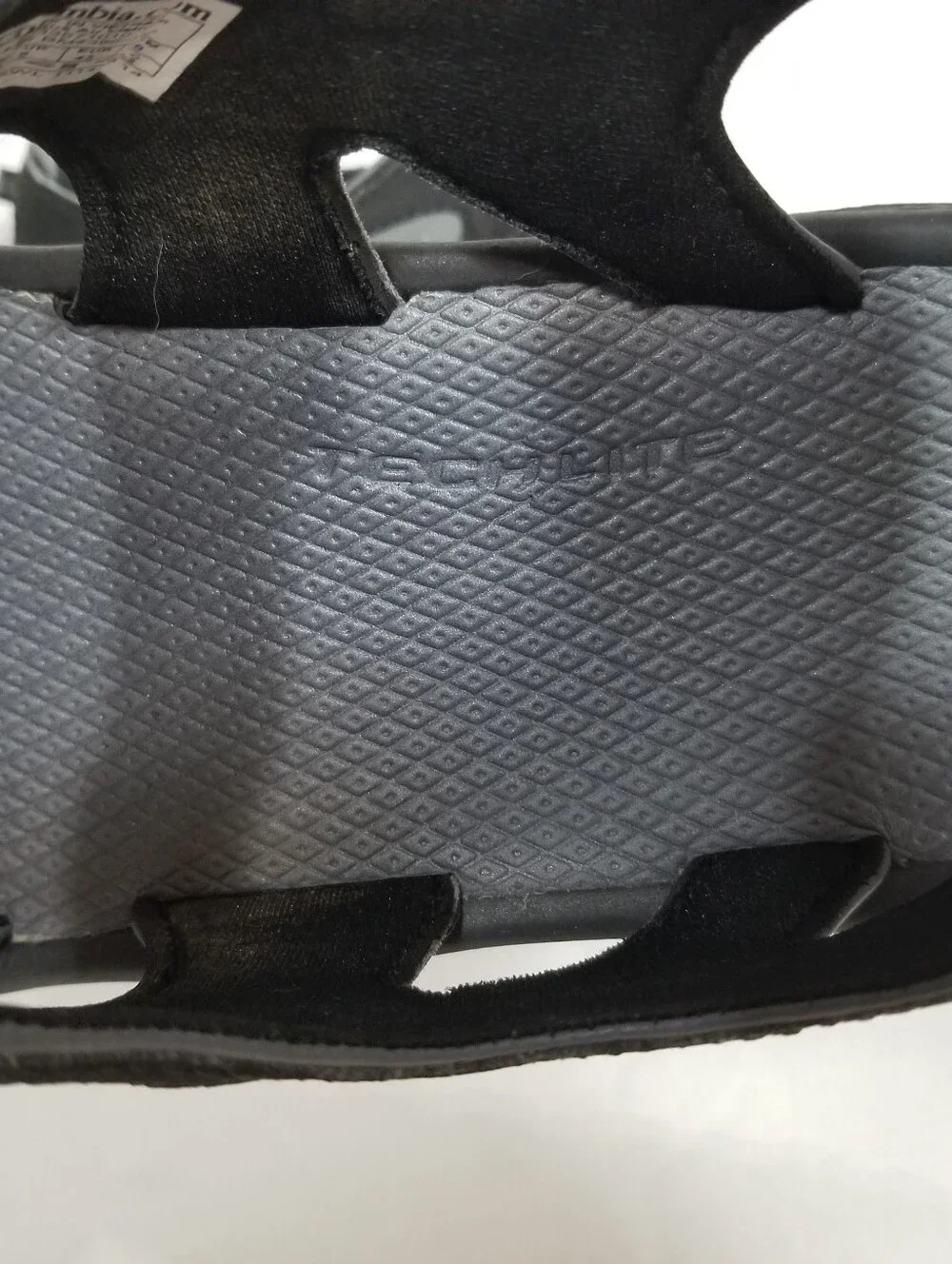 Columbia Techlite Mens Black Open Toe Sandal Size 10 Adjustable Water Sports